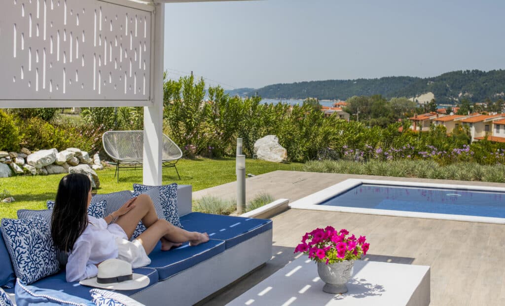 sea-view private villa chalkidiki