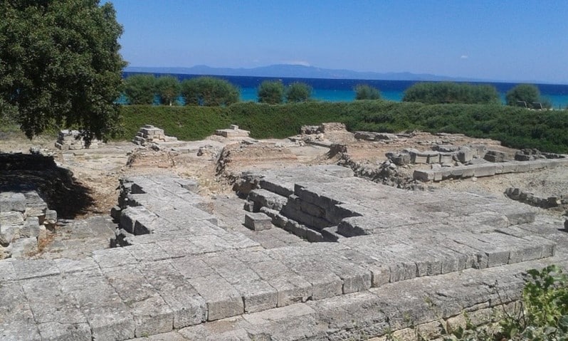 Temple of Ammon Zeus in Kallithea Halkidiki
