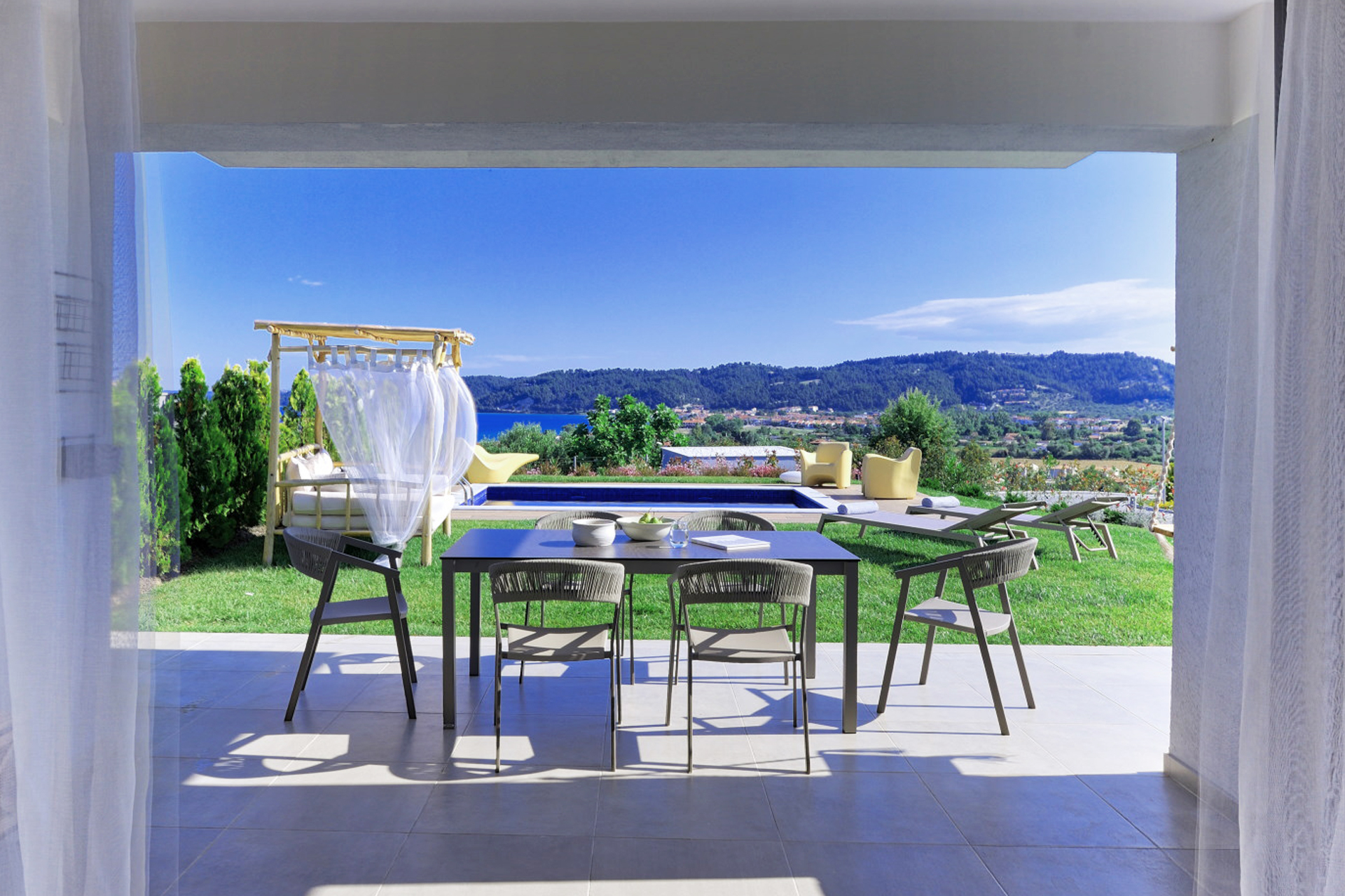 Family-holidays-in-Chalkidiki-Soleado-garden-and-pool